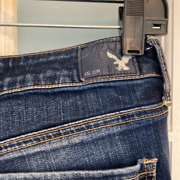 American Eagle Dark Denim Super Stretch Size 6L - Picture 3 of 4
